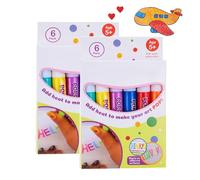 HADAVAKA DIY Bubble Popcorn Drawing Pens, 3D-Art Pen, Magics Colour Drawing Pen, Print Bubble Pen Painting Sets, for Greeting Birthday Cards Embellish Decorate Graffiti Stationery (2 Boxes)