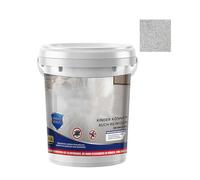 HADAVAKA Epoxy Colored Sand Floor Paint, Waterproof Non-Slip High Gloss Paint, External Grinding Anti-Slip, for Wood Concrete Tile Countertop House Garage Bathroom (Light Grey,1KG)