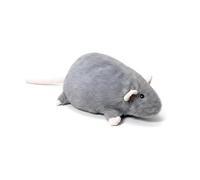 HADAVAKA Rat Plush, Soft Stuffed Animal With Ultra-Soft Cozy Fabric, Large Size Fluffy, Realistic Cute Rats Pillow, Bed Sofa And Warm Home Room Decor (Grey,Total length 40cm)