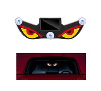 HADAVAKA Solar Led Eye-Shaped Rear Window Decor Light, with Adjustable Flashing Modes & Vibration Sensor, Suction Mount for Car & Camper Window Decoration (Style 4)