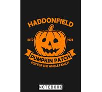 Haddonfield Pumpkin Patch Notebook: Matte Finish Cover, Planner, 6x9 120 Pages, Journal, Diary, Lined College Ruled Paper
