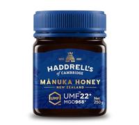 Haddrell's of Cambridge Miele di Manuka MGO 1000 circa (UMF 22+) 250g - Miele premium dalla Nuova Zelanda - Certificato, grezzo e sostenibile - Ricco di metilgliossale con alto contenuto di MGO