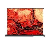 HADECOLL Schermo Elettrico a Scomparsa da Pavimento in Tessuto di Cristallo Nero per proiettore Laser UST 92-120 Pollici, schermi di proiezione Anti-Luce ALR, 100 Pollici