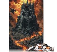 Hades, Rey del Inframundo - Dios Oscuro del Fuego y la Sombra Rompecabezas para Adultos y Adolescentes 1000 Piezas Juego Educativo Desafío Juguete 1000 piezas (40x28cm)