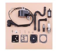 HAdfEV Accessori per Tosaerba Bobina di accensione Adatta for STI MS360 036 MS340 034 MS 360 340 Kit di Riparazione carburatore Linea F Olio Motosega