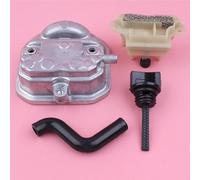 HAdfEV Accessori per Tosaerba Kit di Riparazione for Tubo di sfiato dell'olio, Asta di Livello, Coperchio della Testata del Cilindro, Adatto for Motore di Ricambio for Tosaerba Hon GX35.