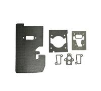 HAdfEV Parti di Ricambio per Tosaerba Adatto for TJ53E Guarnizione TJ53 KBL53A KBH53 Spazzola Cu Albero Motore Carburatore Cilindro Isolante Collettore di aspirazione
