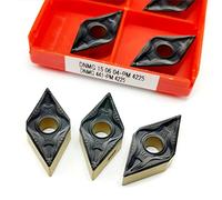 HADJIN Acciaio Inossidabile DNMG 150604 Utensile for tornitura Esterna 10PCS CNC DNMG150604 PM 4225 Fresa Utensile for tornitura Tornio