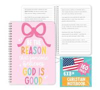 Hadley Designs Quaderno cristiano da donna, diari cristiani per donne, quaderni biblici per prendere appunti, note della chiesa, quaderno per studio biblico, diari religiosi da donna per scrivere