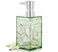 Hadme Dispenser Sapone Cucina, Dosatore Porta Sapone Bagno, Dispenser Cucina Detersivo Piatti, Dosatore Portasapone Liquido Mani, Erogatore Detersivi Contenitore (B-Green)