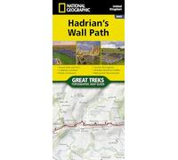 Hadrian’s Wall Path Map - Waterproof Hiking Map by National Geographic | Trails Illustrated Walking Map with Topographic Detail, Roman Sites & Waypoints | Tear-Resistant UK National Trail Map