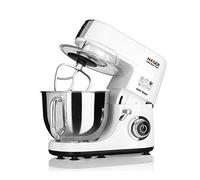 Haeger BL-15B.012A - Impastatrice professionale Cake Boss, con 1500 W di potenza, capacità di 6 l, 6 velocità, ciotola girevole in acciaio inox con manici, funzione impulso