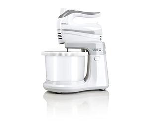 HAEGER Max Mixer Bowl Frullatore Impastatrice com Ciotola in plastica, 500 W, 3 l, 5 velocità, funzione Turbo