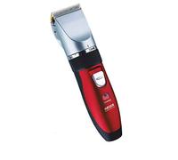 HAEGER Proedger - Tagliacapelli ricaricabile professionale, con o senza cavi, con motore AC, ergonomico e pratico, 2 batterie indipendenti, lame in ceramica e rivestimento in titanio