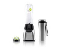 Haeger Sports Inox Mini frullatore in vetro 350W Grigio