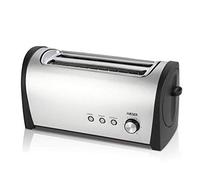 Haeger TO-14D.010A Tostapane multifunzione Colazione Plus con 1400 W di potenza, 2 slot lunghi, esterno in inox, controllo elettronico di tostatura, 6 posizioni