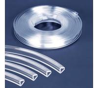 HAEKEBC Protezione Per Bordi In Vetro Finiture Per Bordi Trasparenti Striscia Di Tenuta Per Bordo A U 0,5-26mm Striscia Di Tenuta Trasparente Per Bordo Del Canale In Silicone Per La Finestra Della Por