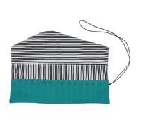 HÄKELNADELN AUFROLLBARER ORGANIZER FALTBARER OXFORD STOFF TRAGBARER AUFROLLBARER NADELHALTER FÜR HÄKELZUBEHÖR ZUHAUSE UND UNTERWEGS Christmas Gifts (Verde)