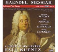 Haendel : Le Messie/Messiah Oratorio / Intégrale / Choeur et Orchestre Paul Kuentz