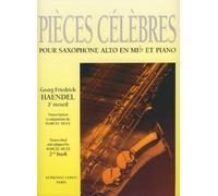 HAENDEL - Piezas Celebres 2º para Saxofon Mib y Piano (Mule)