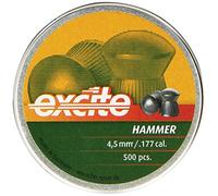 Haendler & Natermann H & N Excite martello con cupola ad aria compressa pellet grani calibro .177/7.87 (500 count)