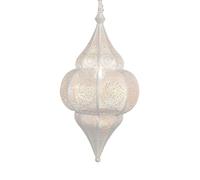 Hängelampe Marrakesch Orient & Mediterran Interior Metallo Bianca 40 cm E27