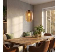 Hängeleuchte Globo Pendelleuchte Lampada LED Warmweiß 120 cm Nero Metallo