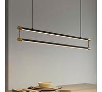 Hängeleuchte Globo Pendelleuchte LED Nero Oro L 84 cm