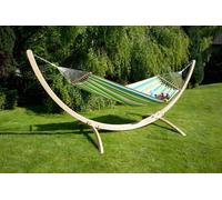 Hängematte mit Gestell Siesta Grande Deluxe Caribe Beach Set verde