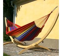 Hängematte mit Gestell Siesta Grande Verano Set für zwei Personen multicolore