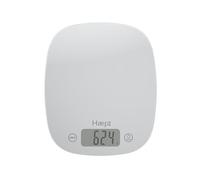 Haepi, Bilancia da cucina elettronica ad alta precisione 5000 g/1 g, funzione tare/liquida, design moderno, schermo LCD grande, batterie incluse, garanzia 15 anni
