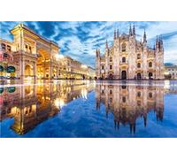 Haeran River Duomo Di Milano Italia Pittura Con I Numeri Fai Da Te Unico Kit Pittura A Olio Su Tela Pittura Digitale