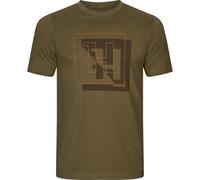 Härkila H-Logo S/S T-Shirt Dark Olive Large Large