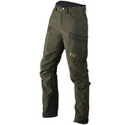 Härkila Pantaloni da caccia impermeabili e silenziosi Pro Hunter Move in robusto CORDURA® - Pantaloni da caccia da uomo traspiranti verde con Airtech(TM) by F.O.V, verde, 52