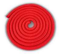 HAEST corda per saltare per bambini e adulti | Lunghezza 2,40 m | Rossa | Peso 100 g | Ideale per sport scolastici e di club | Robusta e regolabile