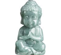 HAEUYA Collana con ciondolo in giada,Collana di giada,Giada naturale,Collana con ciondolo in giada per, Uomini e donne Buddha tridimensionale verde in stile etnico con cordino e certificato