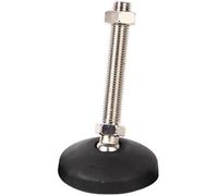 HAEUYA Piedini di livellamento scorrevoli for mobili regolabili -2 pezzi Gamba for tornio regolabile Tipo filettatura Base girevole Gambe articolate Cuscinetto scorrimento(D80XM8X50)