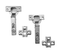 HAFELE - Cerniera angolare a 110 gradi, cerniere standard con chiusura automatica, chiusura automatica, chiusura morbida, ammortizzante, cerniere per armadio da cucina, armadio, mobili, set da 2