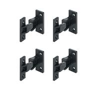 HAFELE Keku AS Giunto da Infilare Elemento Pannello e Telaio Giunzione ad Aggancio per Rivestimenti in Legno e Diaframma per il Fissaggio di Pannelli a Sottostrutture Fino a 20kg Plastica 4 Pcs