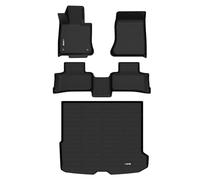 HAFIDI® Floor Mats & Cargo Liner Set Fit for 2023 2024 2025 Mercedes Benz GLC& GLC 300& GLC 350e& GLC 43 AMG, All Weather Protection TPE Anti-Slip Car Full Set Floor Liners Custom Accessories - Black