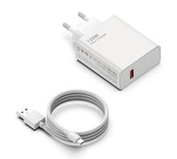 Hafiuege 120W USB C Caricatore Alimentatore per Xiaomi, Caricabatterie rapido per Xiaomi 11T 12T Pro 12 Lite 12X POCO X3 X4 M4 Pro Mi 11 Ultra 11i 10T Lite Redmi Note, Tipo C Adattatore