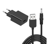 Hafiuege Caricatore di ricambio per spazzolini elettrici compatibile con Fairywill FW917 FW508 FW507 FWP11 FWE11 FWD1/D3/D7/D8, USB A spazzolino elettrico cavo di ricarica adattatore 10W 5V 2A 3.5