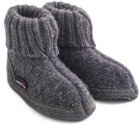 Haflinger 63104704 Karl anthrazit, Walkstoff Grigio