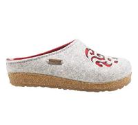 HAFLINGER 711057-3-84 Grizzly Dream Pantofole Unisex Adulto, Numero:41 EU, Colore:Grigio