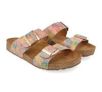 HAFLINGER Ciabatte in pelle bio Andrea, Corkmulti Rainbow, 41 EU