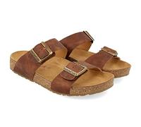 HAFLINGER Ciabatte in pelle bio Andrea, Country Braun 1726, 41 EU
