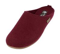 HAFLINGER Everest Fundus 481024 Pantofole Unisex, Numero:41 EU, Colore:Rosso