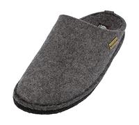 HAFLINGER Flair Morbide pantofole in feltro di lana pantofola antracite, Taglia 45