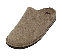 HAFLINGER Flair Morbide pantofole in feltro di lana pantofola torba, Taglia 37