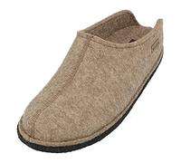 HAFLINGER Flair Smily pantofole di feltro di lana torba, taglia 41